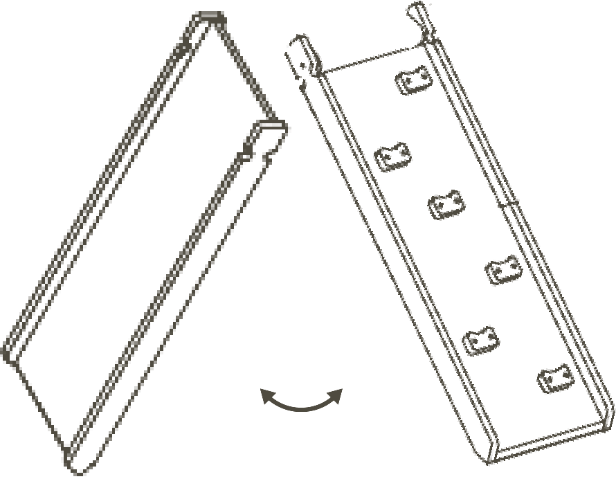 Reversible Koala slide showing climbing and slide sides
