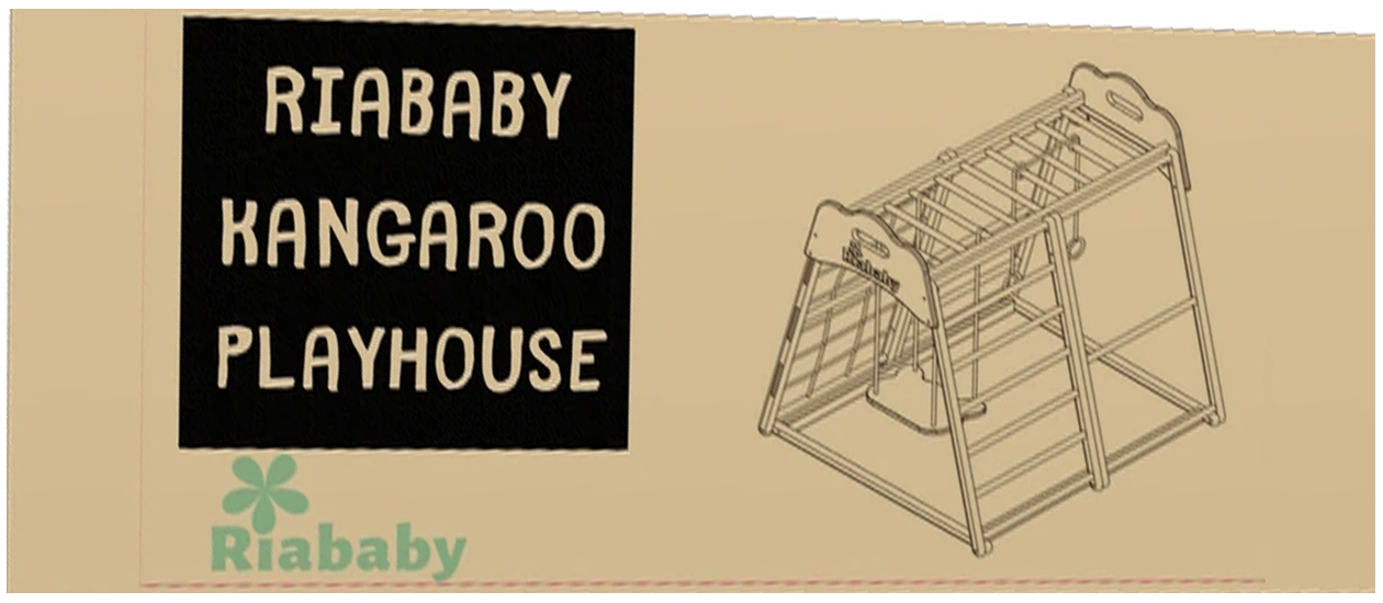 Riababy Kangaroo climbing frame kraft carton