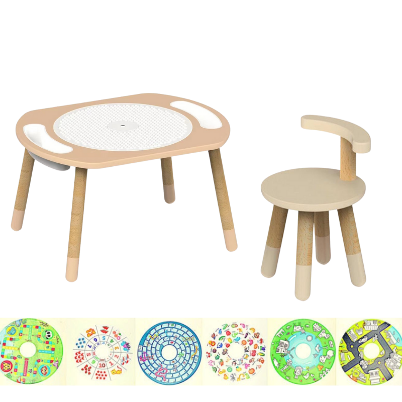 Lego activity table and chair set on sale