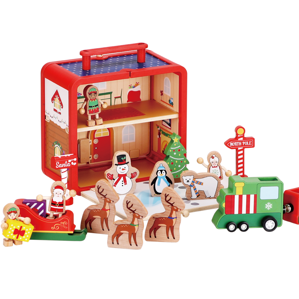 Limited Edition - Wooden Santa Workshop