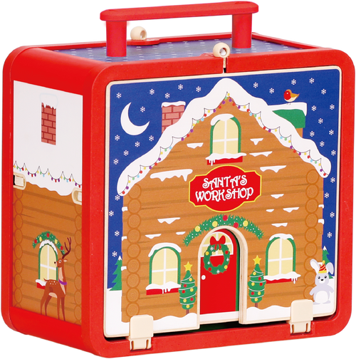 Limited Edition - Wooden Santa Workshop