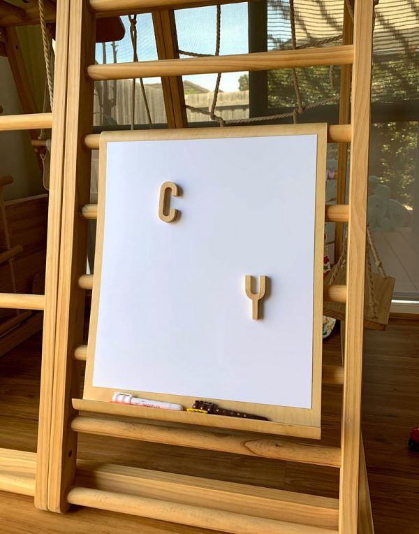 Wooden Magnetic Alphabets and Numbers