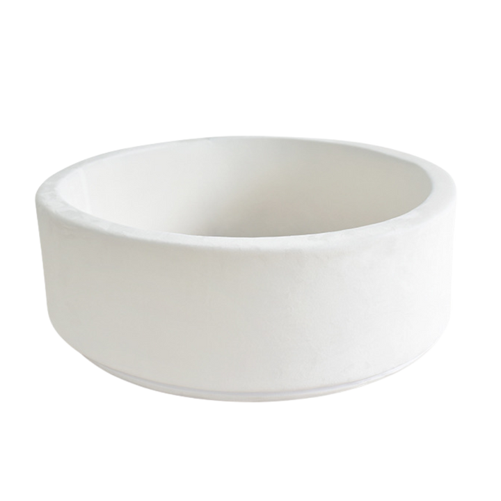 White 90 cm Riababy soft round ball pit