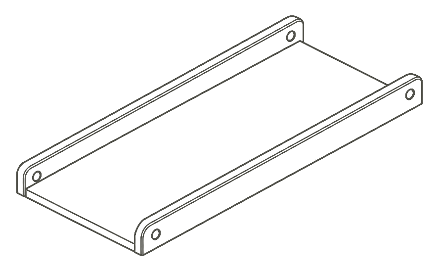 Koala tunnel platform line drawing