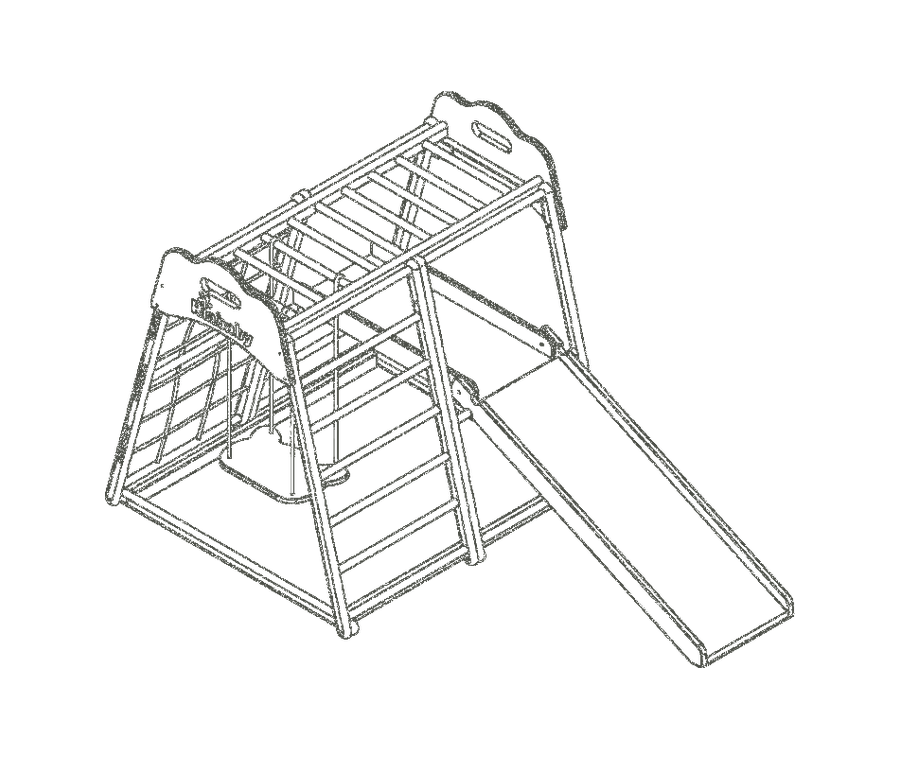 Koala Playhouse slide-side layout