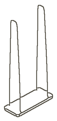 Wooden swing line drawing