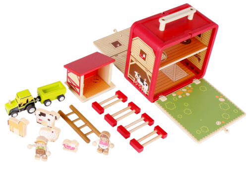 All pieces included in Farm House GoBox