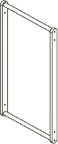 Pre-assembled open panel